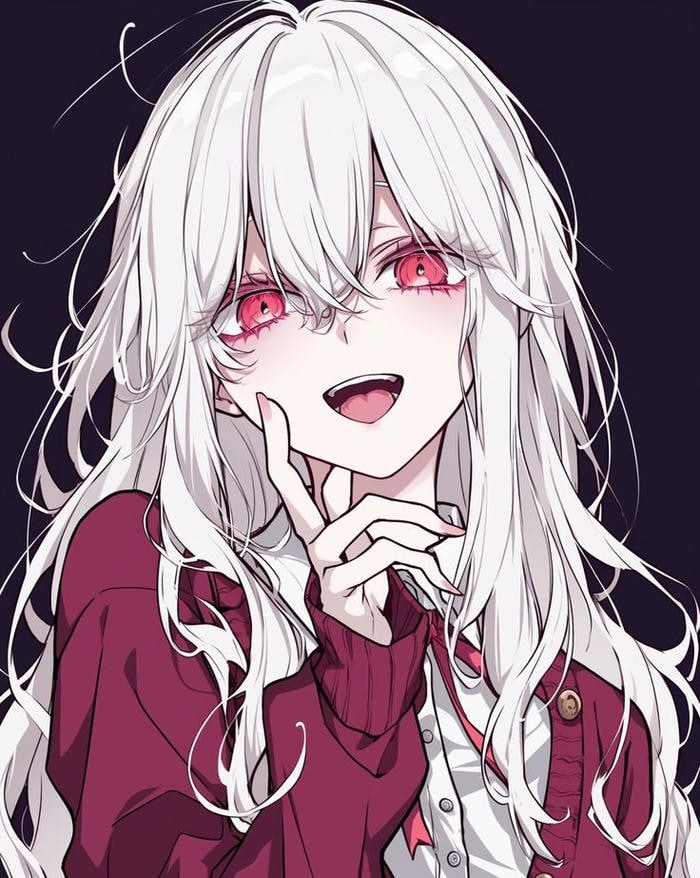 tạo hình cá tính rõ nét anime girl lạnh lùng cá tính