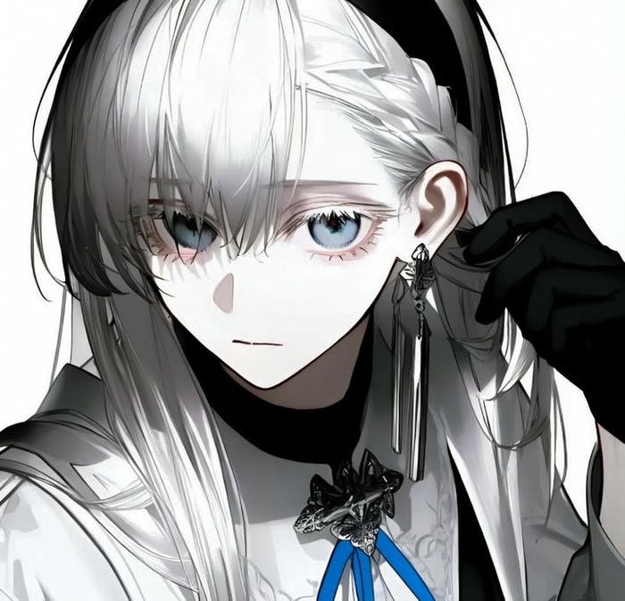 thần thái trầm anime girl lạnh lùng cá tính nét