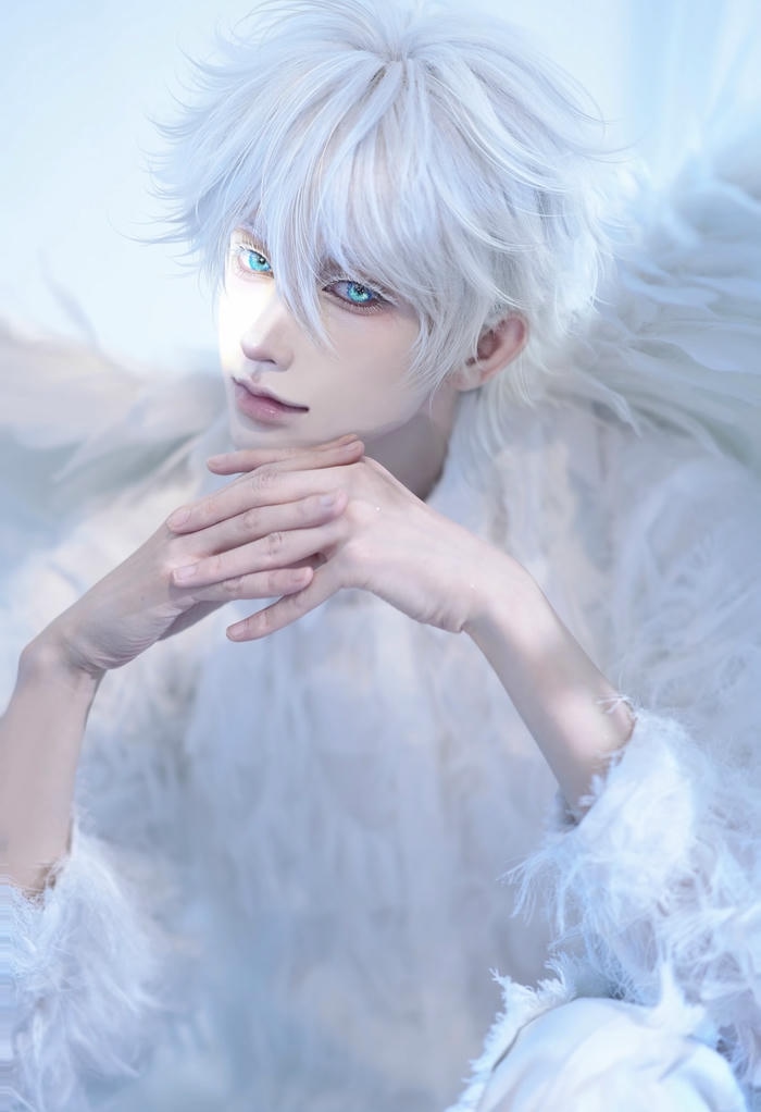 Ảnh cosplay Gojo ánh nhìn tự tin đầy cuốn hút