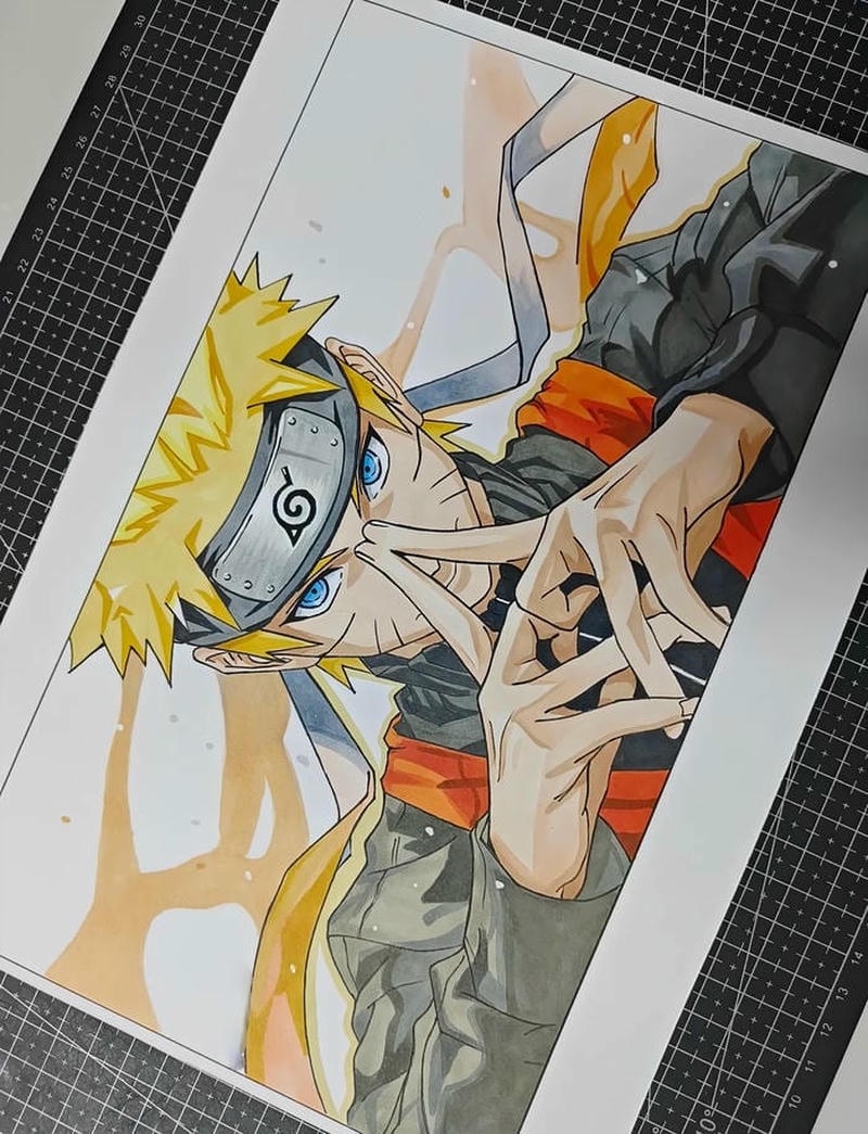 Ánh nhìn trầm tĩnh vẽ tranh anime nam lạnh lùng
