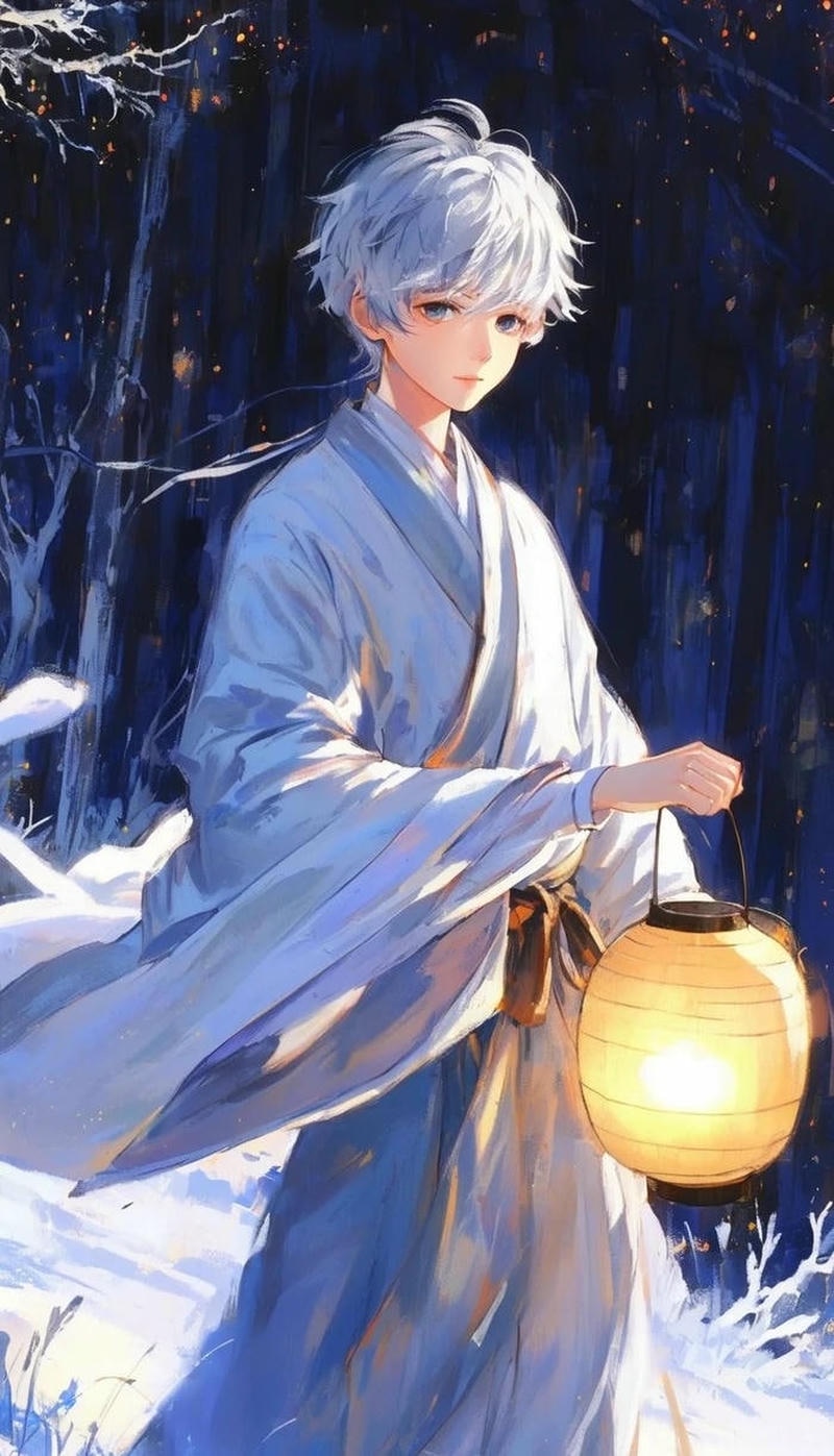 Bóng dáng đứng một mình trên mái nhà hình nền anime nam