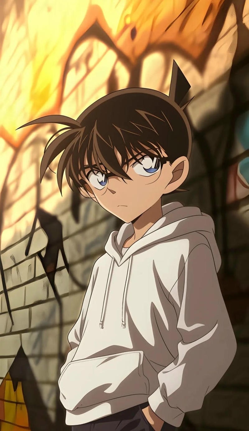 Chàng trai tóc trắng ánh nhìn xa xăm