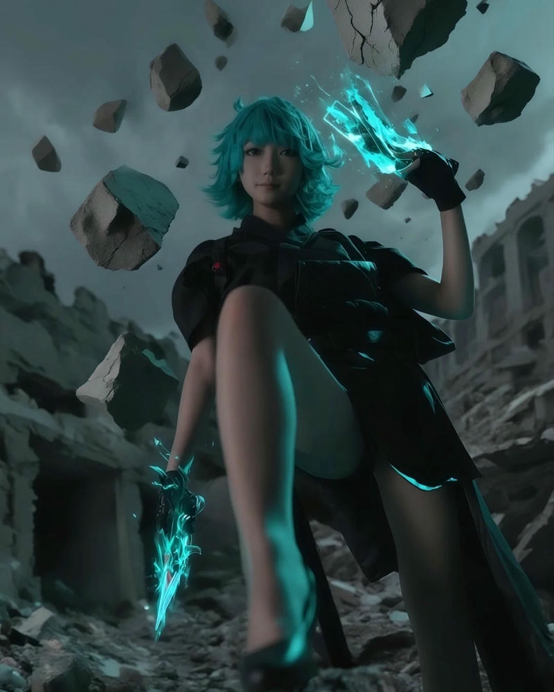 Cosplay Tatsumaki thể hiện thần thái mạnh mẽ đầy cuốn hút