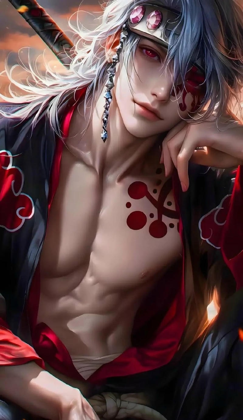 Gương mặt buồn nhẹ mang vibe sad boy lạnh lùng anime