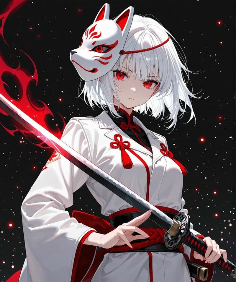Hình ảnh anime ngầu ánh mắt sắc nét đầy khí chất