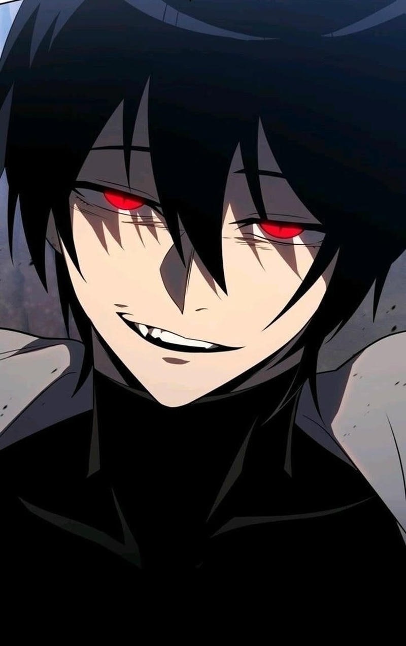 Hình ảnh anime ngầu cute nam nụ cười nhẹ nhưng bí ẩn