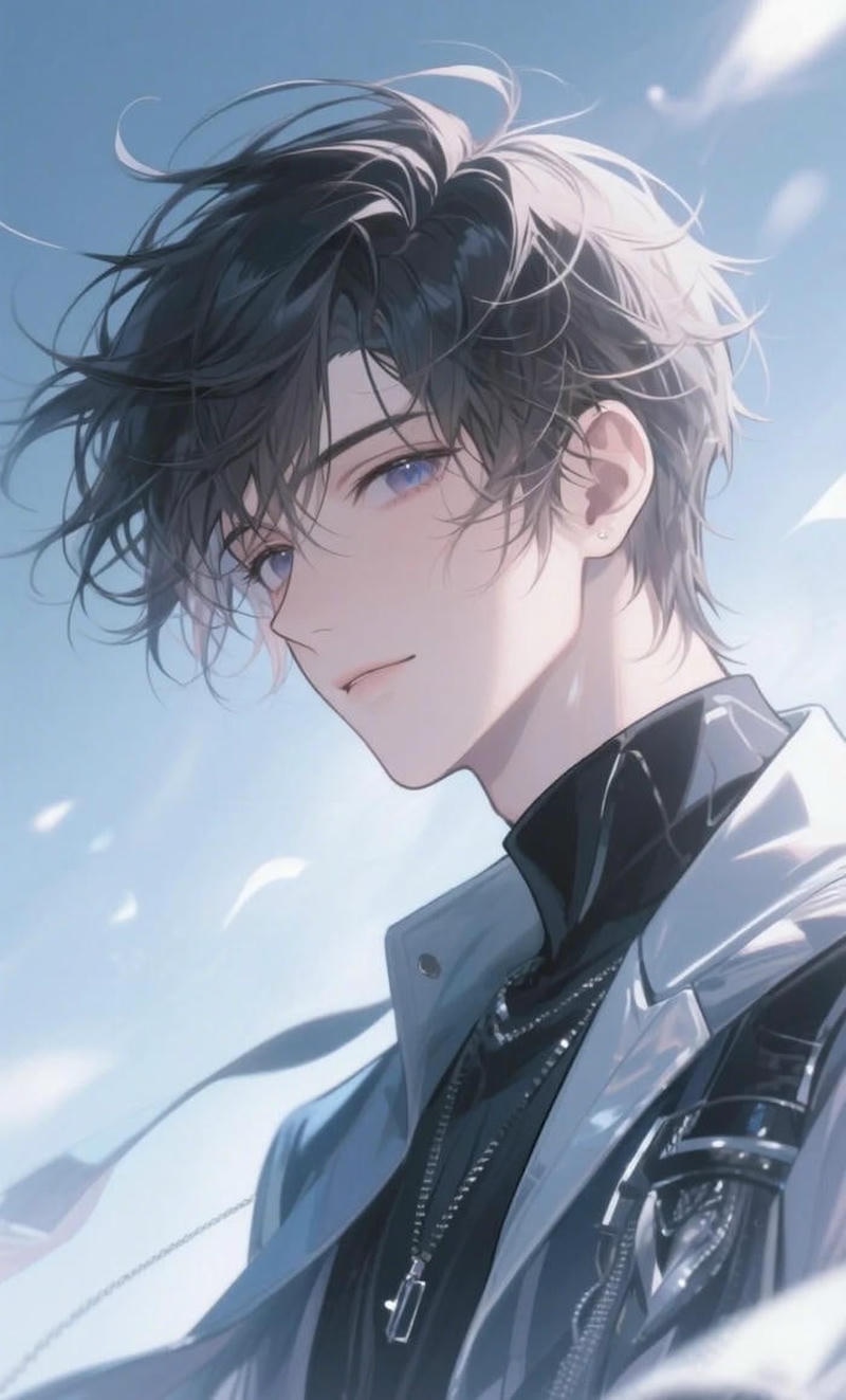 Hình ảnh trai ngầu lạnh lùng ánh nhìn xa xăm trầm lặng