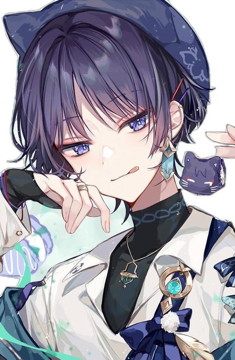 Hình ảnh trai ngầu lạnh lùng tóc đen phong cách bí ẩn