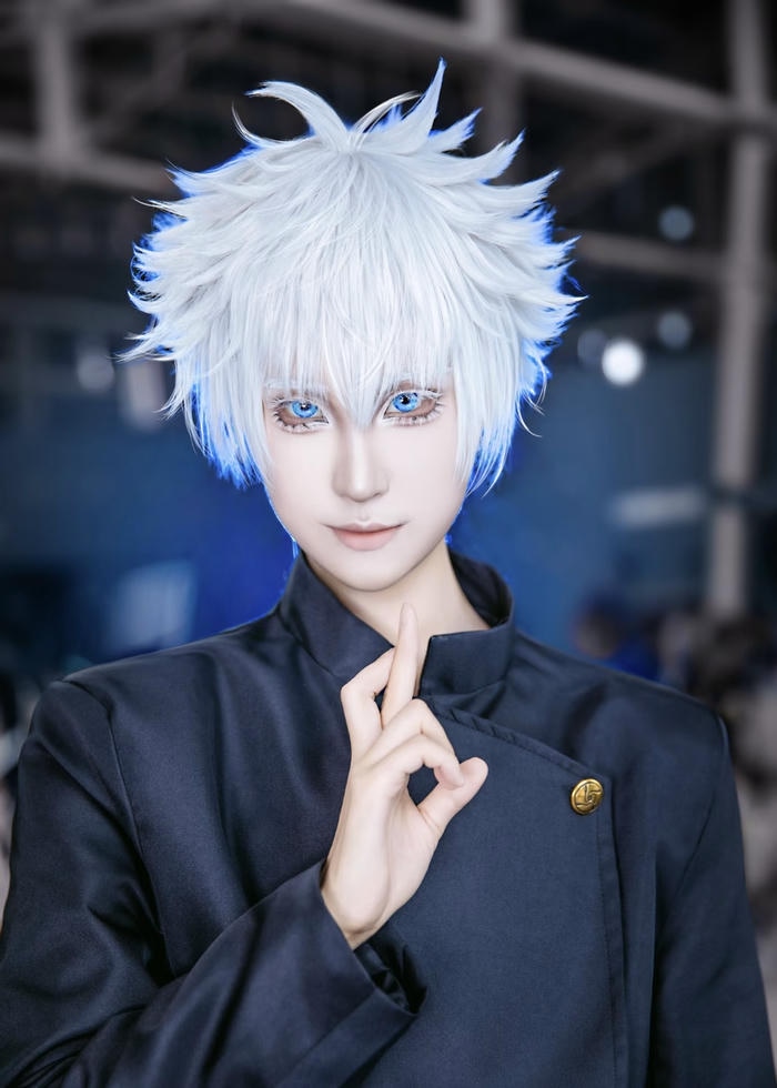Hình cosplay Gojo tạo hình sống động như anime