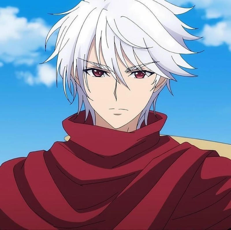 Hình nền anime nam nhân vật nhìn lên bầu trời đêm