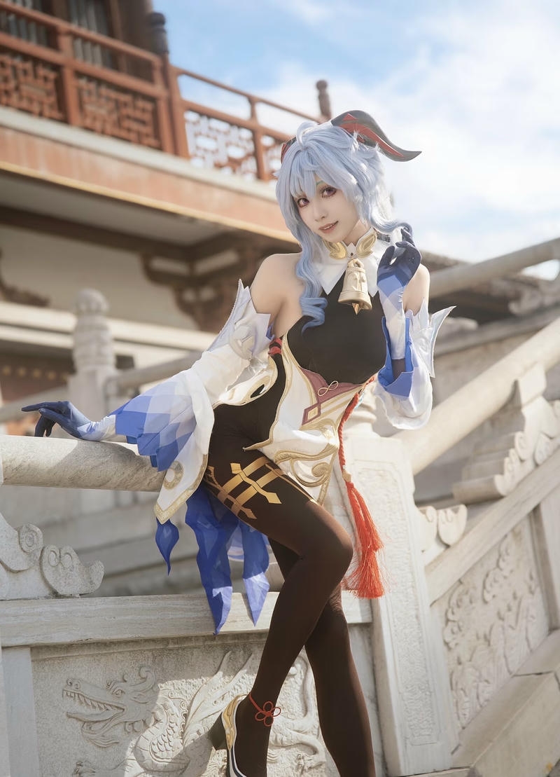 Nhân vật cosplay Ganyu khí chất thanh băng