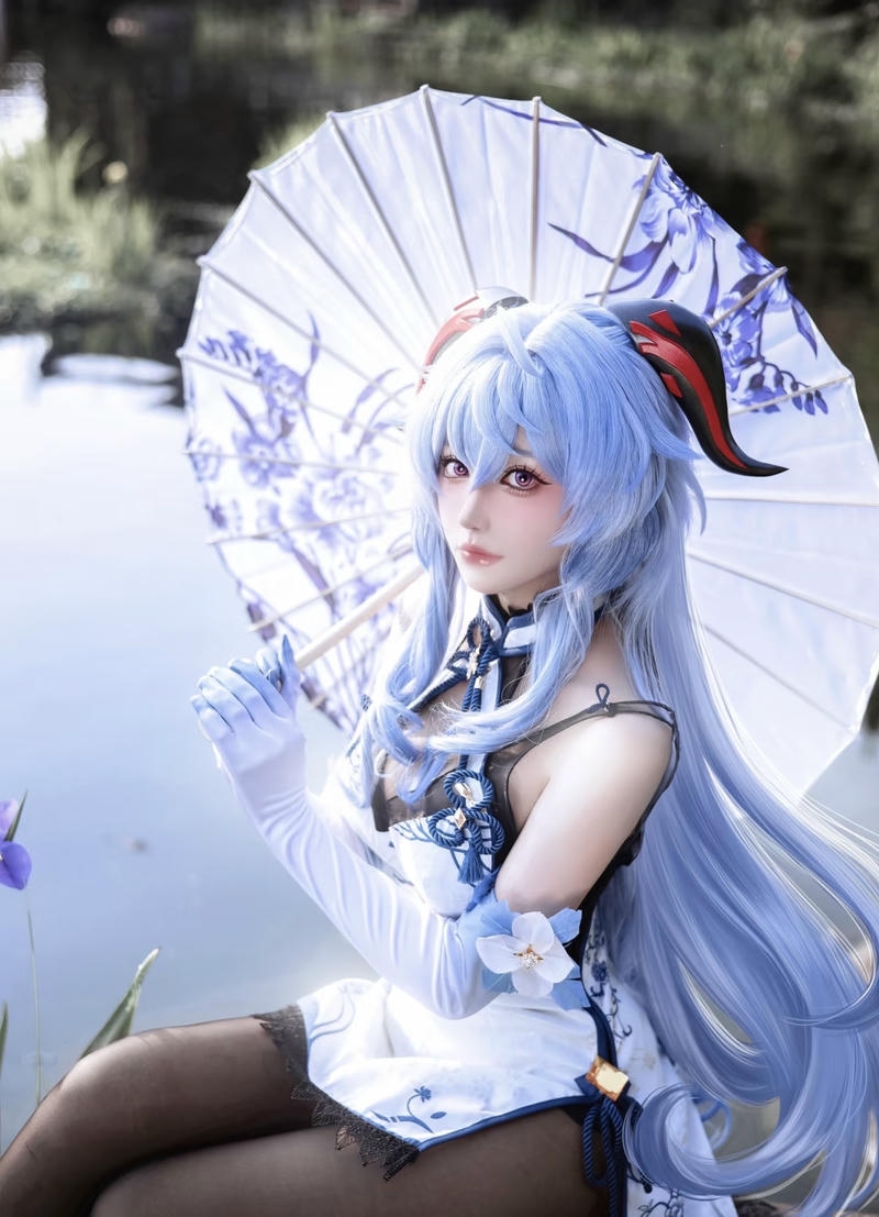 Nhân vật cosplay Ganyu khí chất thanh sạch