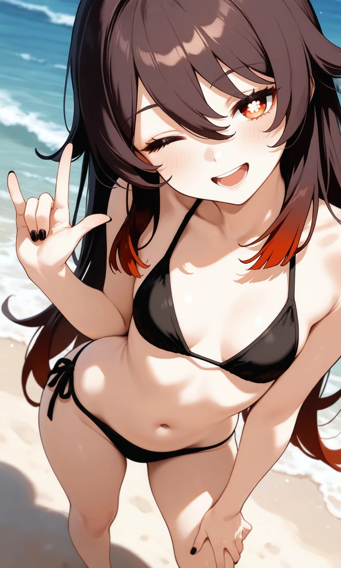 Nữ nhân vật Hutao anime gợi tình sexy