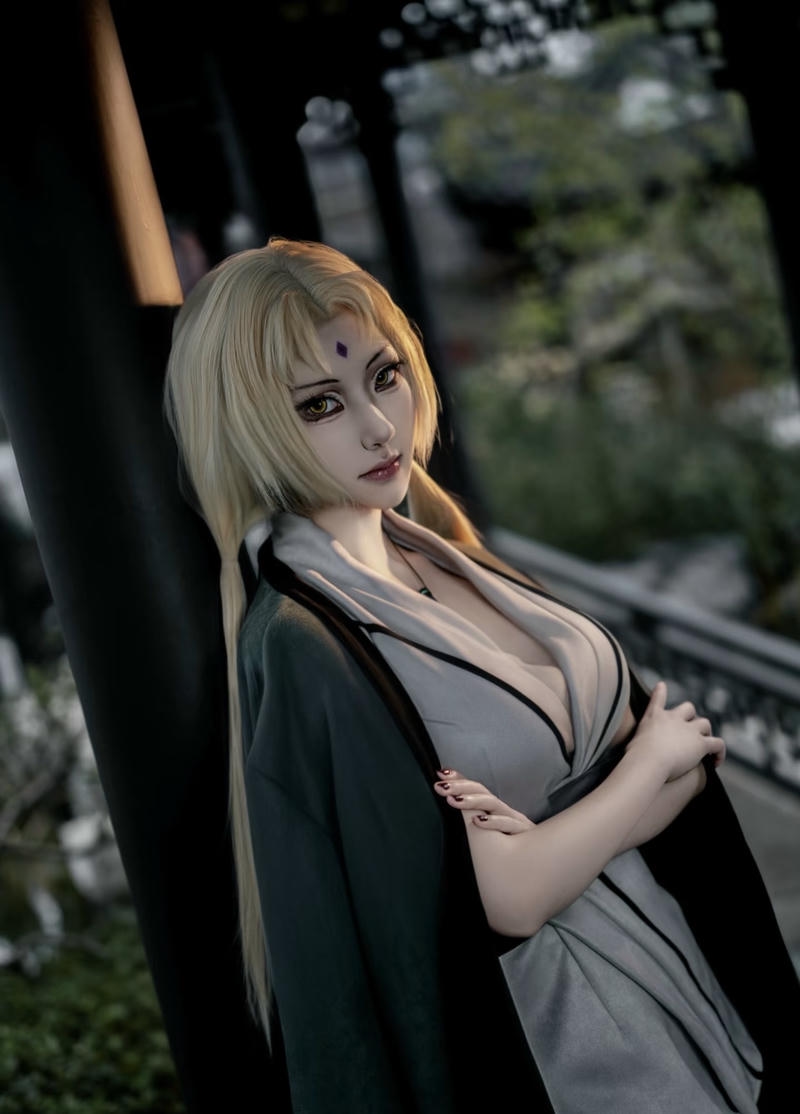 Nữ ninja huyền thoại Tsunade được tái hiện ngoài đời