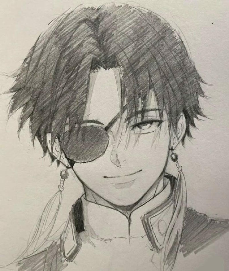 Phong cách nhân vật trẻ trung tranh vẽ anime nam