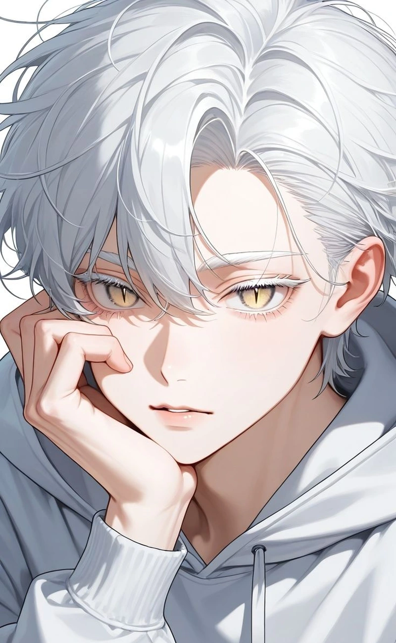 Tạo hình anime nam với nét đẹp băng lãnh ấn tượng
