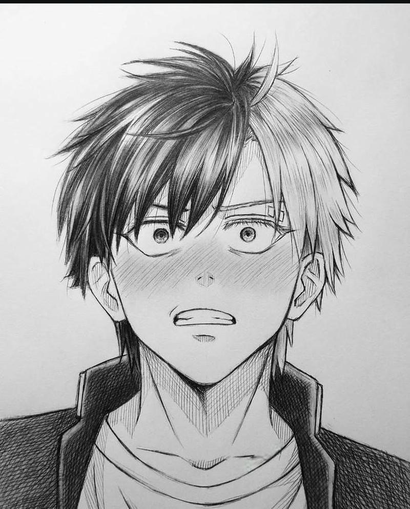 Tạo hình cá tính trong tranh vẽ anime nam boy ngầu