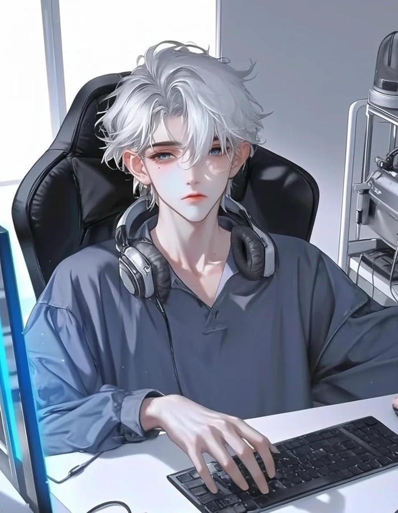 Thần thái lạnh xuất hiện ảnh anime boy ngầu lạnh lùng