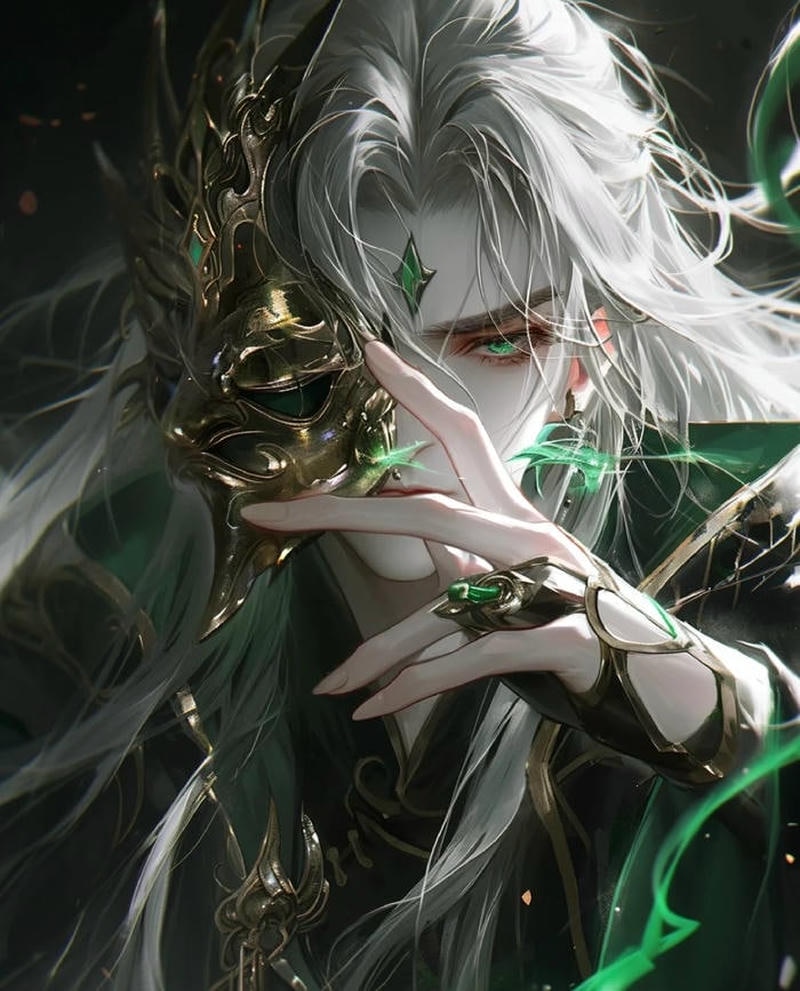 Trai anime khoanh tay phong cách anime nam ngầu cool