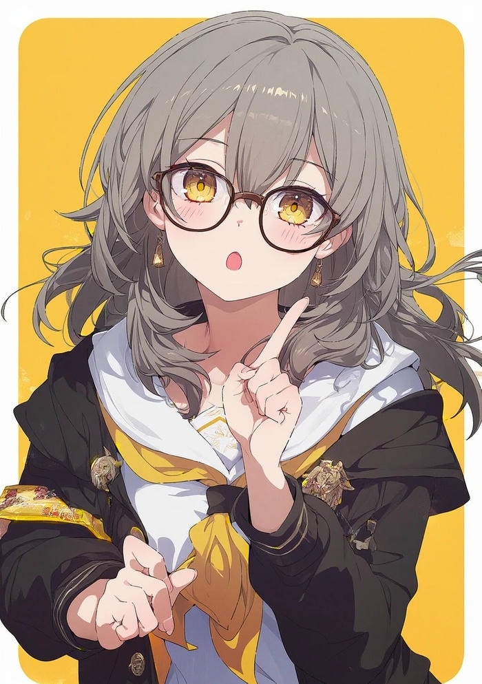 ảnh anime đeo kính xuất hiện giữa lớp học