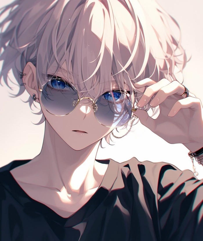 ánh nhìn nổi bật ảnh anime đeo kính