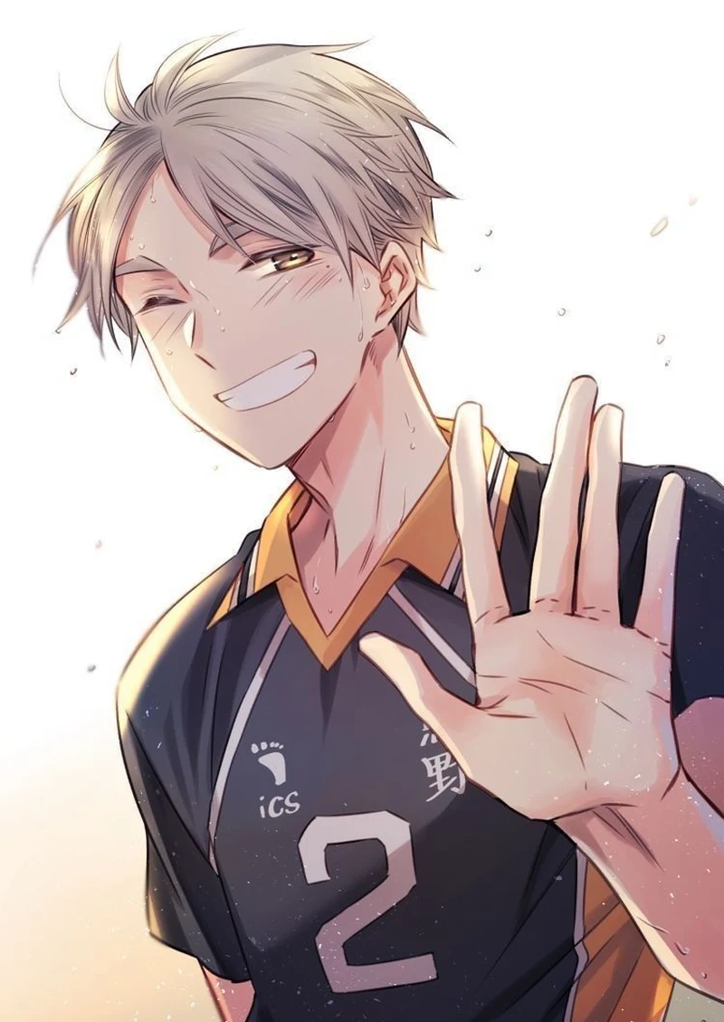 Ảnh anime bóng chuyền phong cách mạnh mẽ đầy cảm xúc