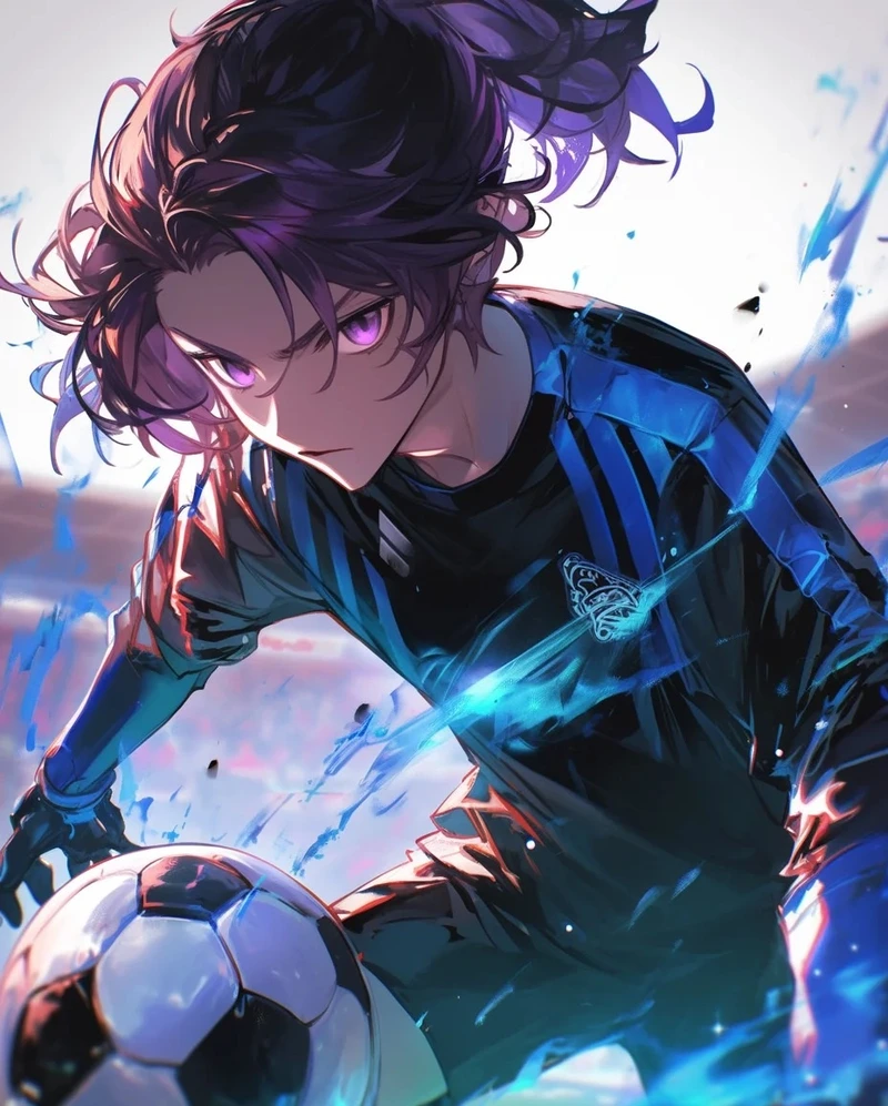 Ảnh anime bóng đá làm hình nền điện thoại sắc nét