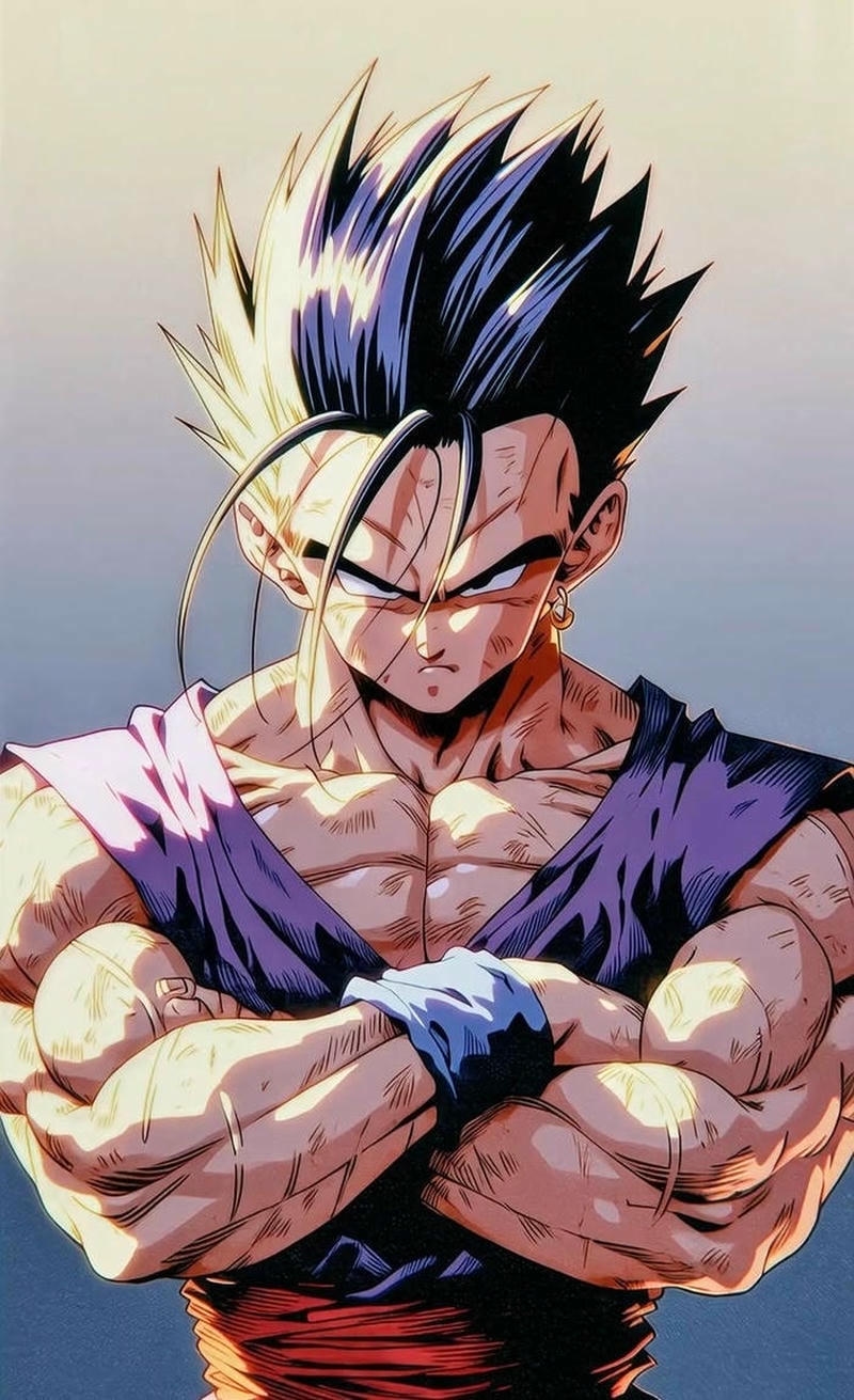 Ảnh anime nam nhân vật lạnh lùng ánh mắt sắc nét