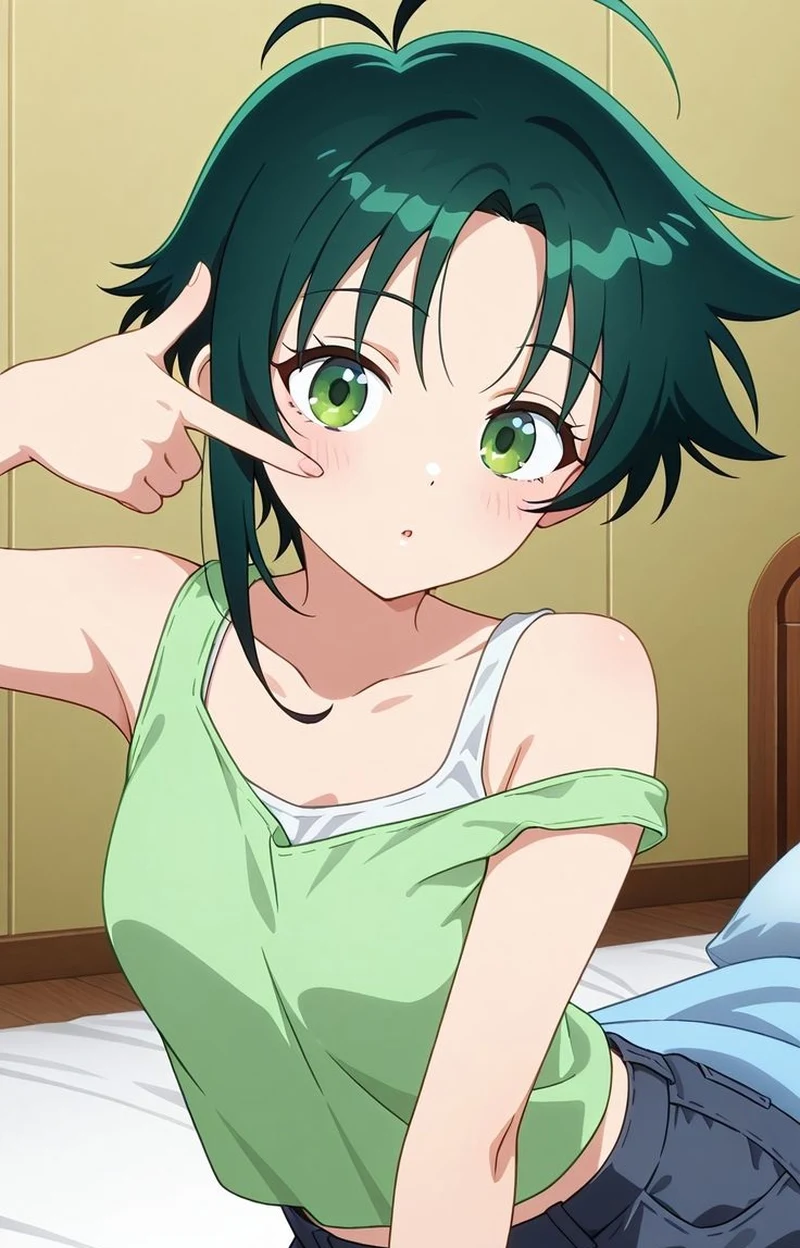 Ảnh anime nữ với ánh nhìn buồn đầy cảm xúc