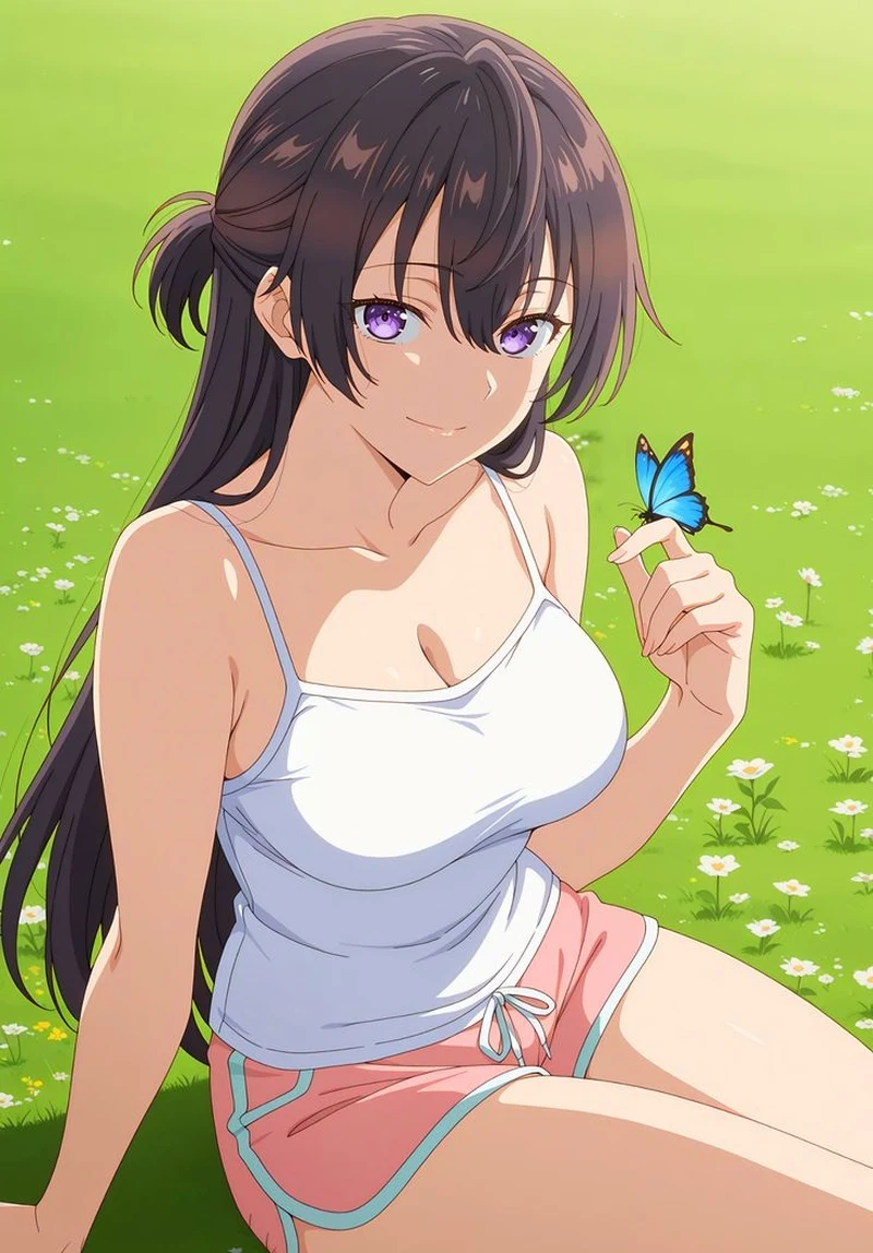 Ảnh anime nữ với vibe đáng yêu khiến người xem thích thú