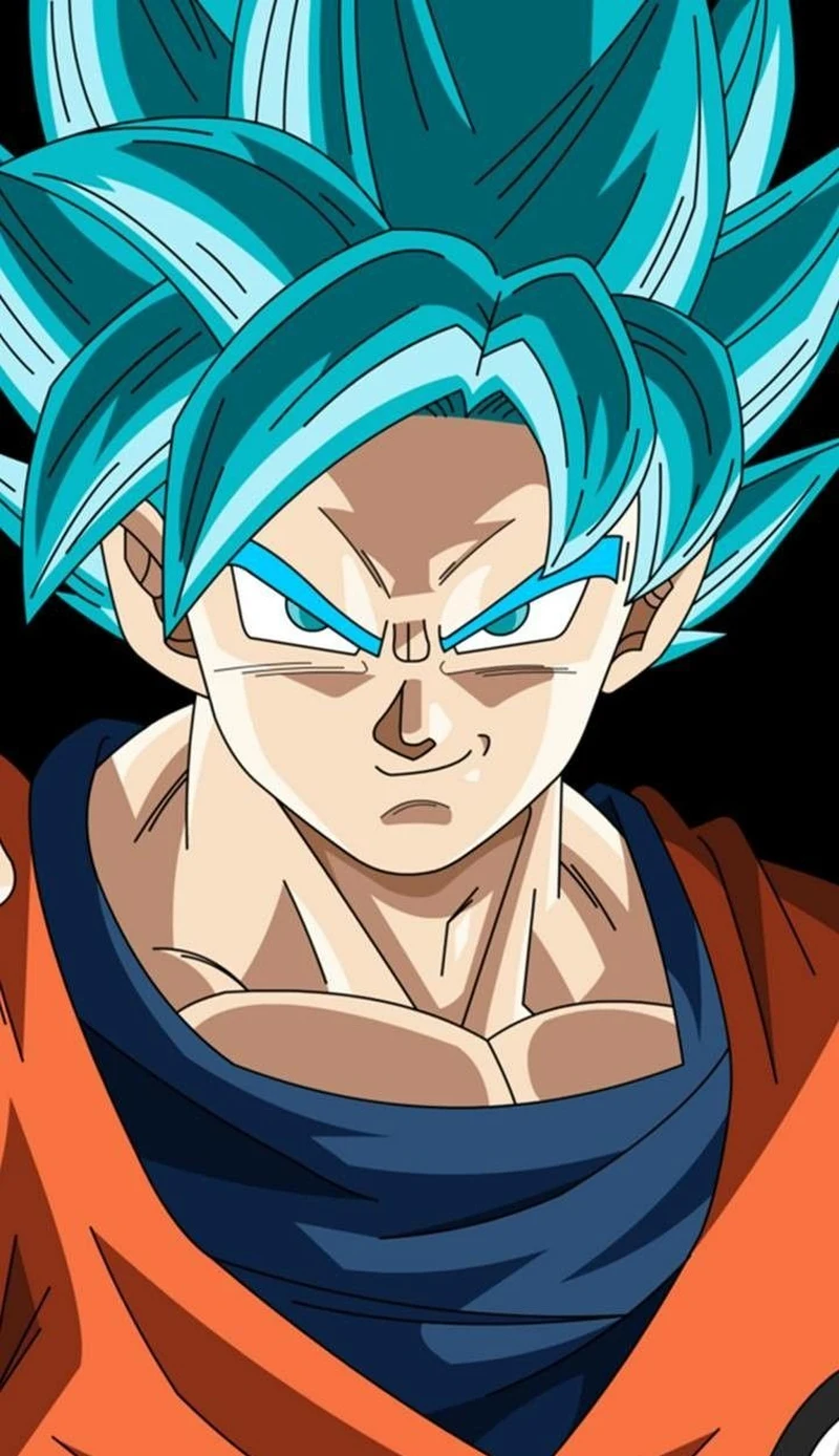 Anime Son Goku chiến đấu mãnh liệt đầy năng lượng