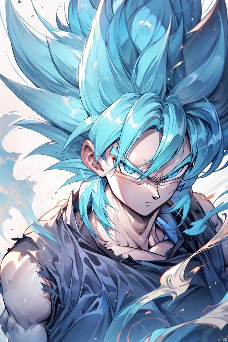 Anime Son Goku phong cách chiến binh vũ trụ huyền thoại