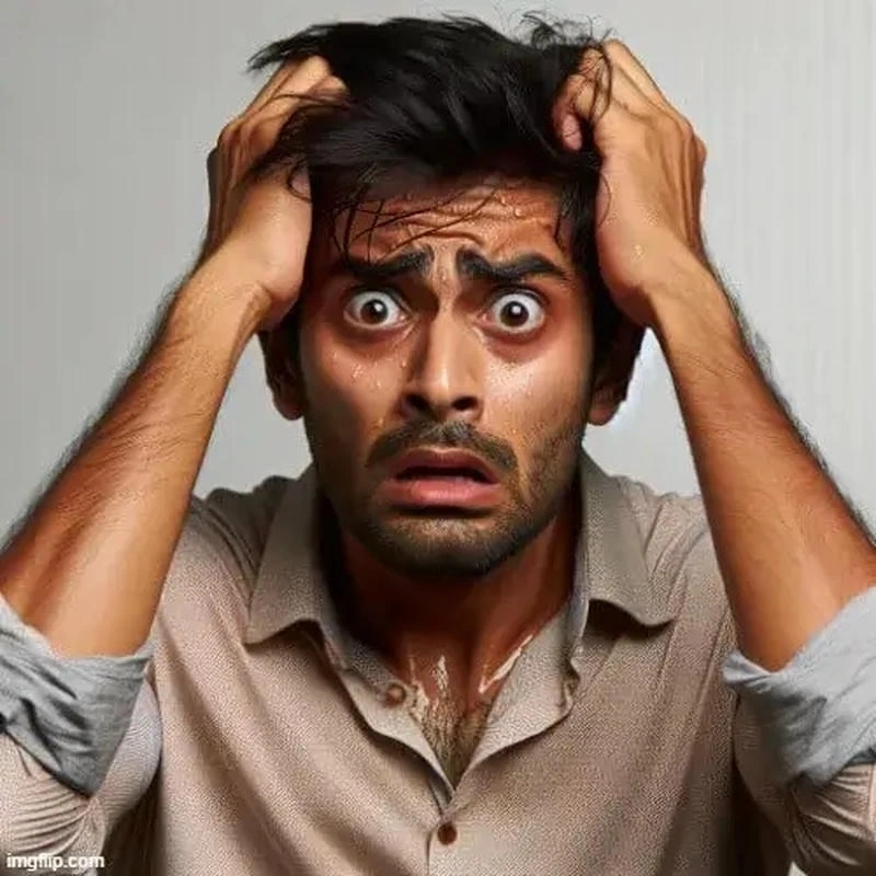 Cảm xúc bị overload thường được thay bằng meme hốt hoảng