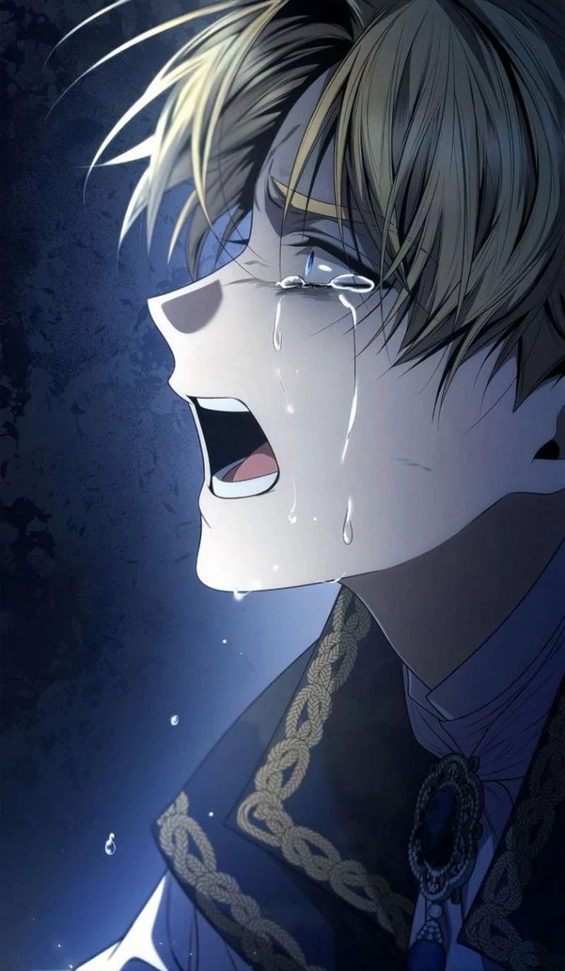 Cảm xúc nghẹn ngào trong ảnh anime khóc đẫm lệ