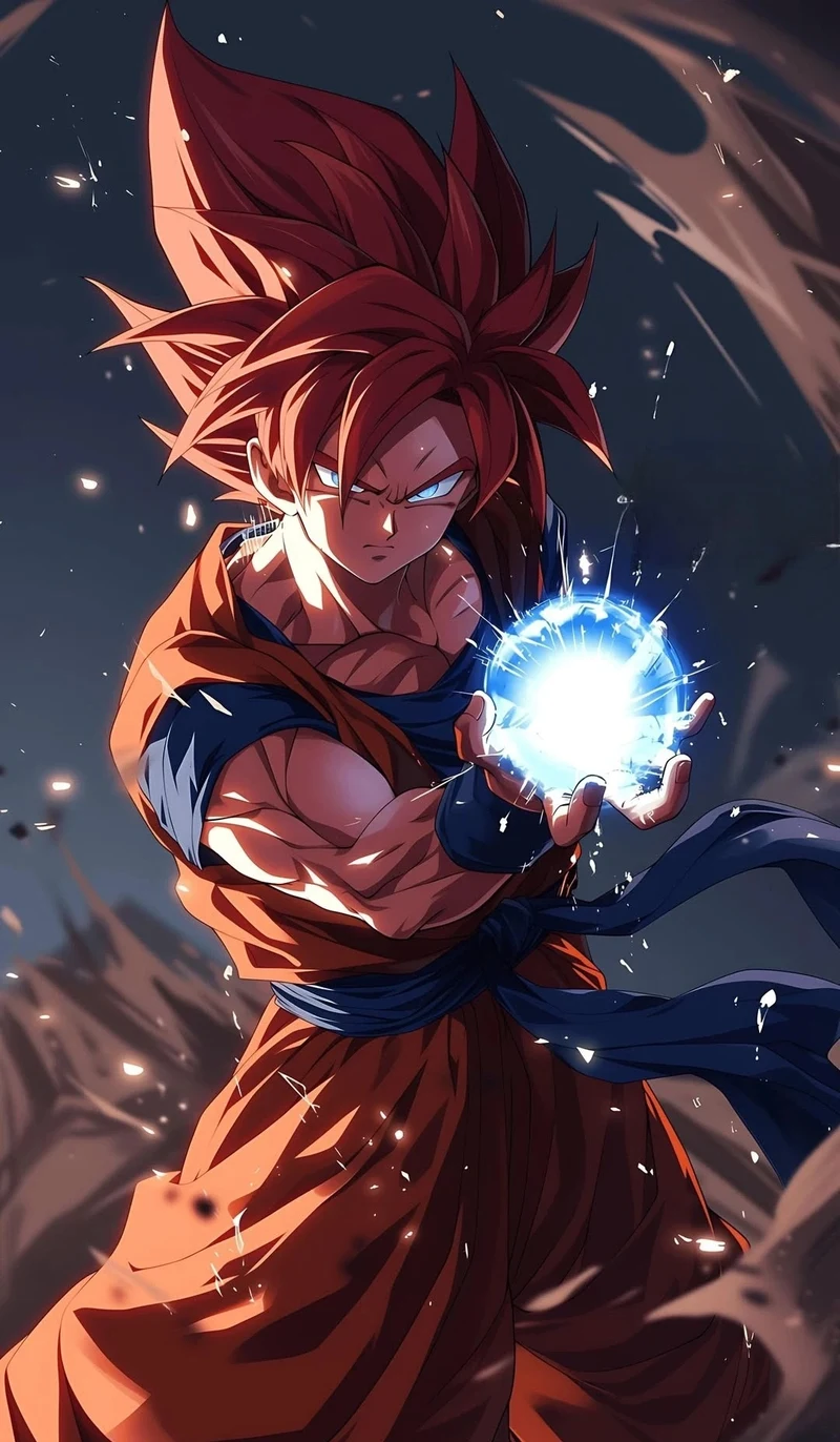 Cảnh Goku chiến đấu kịch tính trong Dragon Ball Z