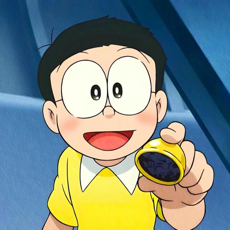 Góc nhìn trầm tư của cậu học sinh quen thuộc trong ảnh Nobita