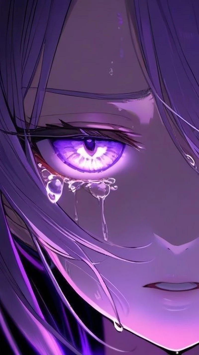 Hình ảnh anime khóc vibe trầm buồn đầy ám ảnh