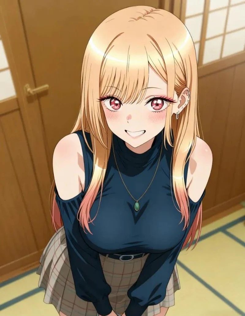 Hình ảnh anime nữ mang phong cách hiện đại trẻ trung
