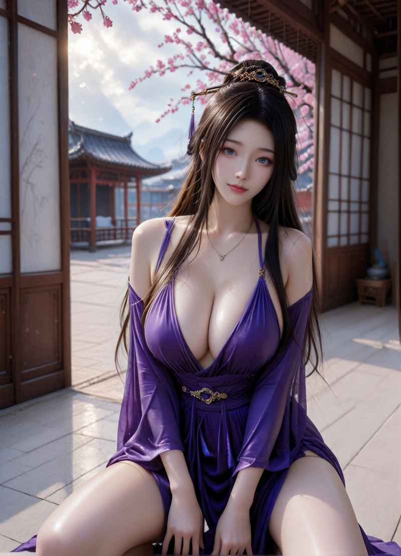 Hình ảnh sex 3D Tử Linh eo thon quyến rũ