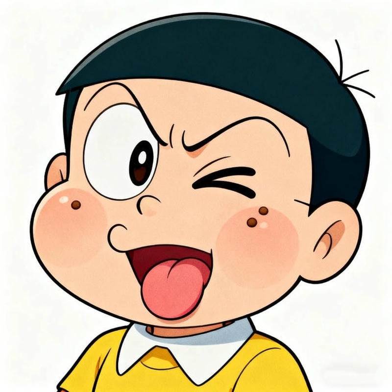 Hình nền Nobita chibi nhỏ xinh cho màn hình khóa