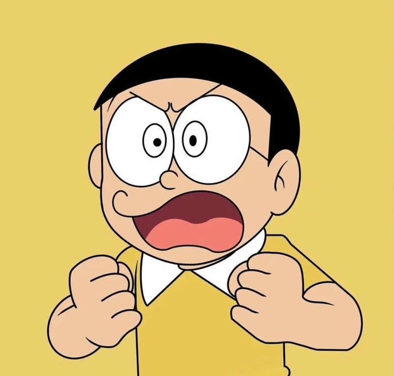 Hình nền Nobita chibi phong cách hoạt hình đáng yêu