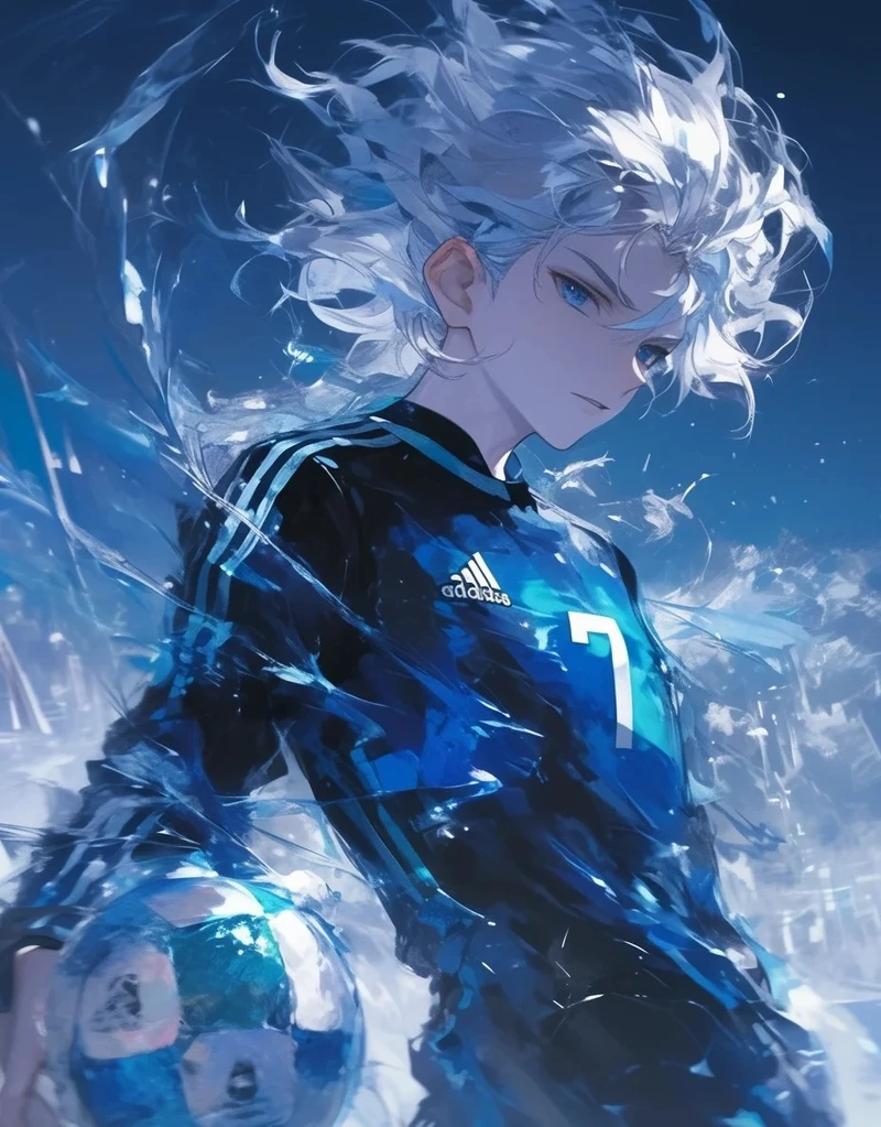 Hình nền anime bóng đá hd với màu sắc nổi bật