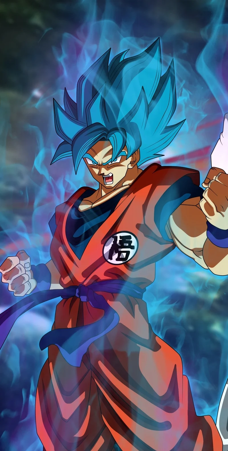 Khoảnh khắc Goku biến hình đầy uy lực và ánh sáng