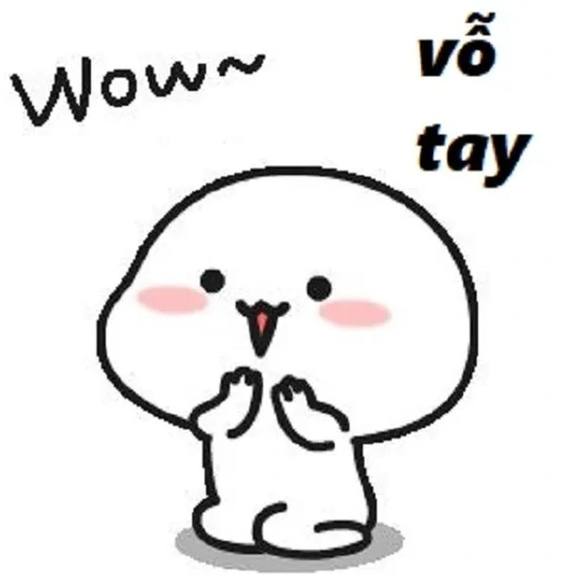 Khoảnh khắc gây cười nhanh từ meme vỗ tay trong đoạn chat