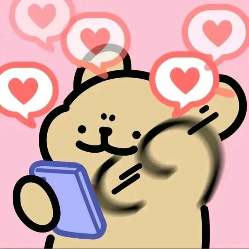 Meme anime thả tim với tạo hình dễ thương đầy cuốn hút