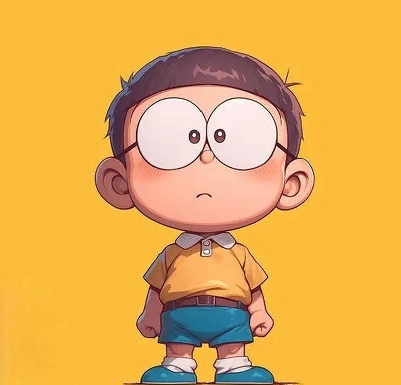 Nụ cười tạo cảm giác gần gũi trong hình ảnh Nobita cute