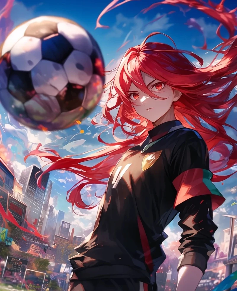 Phong cách anime thể thao với vibe nhẹ nhàng