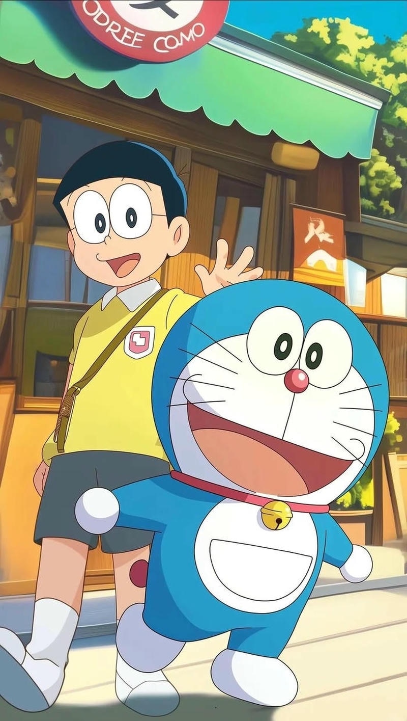Phong cách hoạt hình vui nhộn hài hước ảnh Nobita