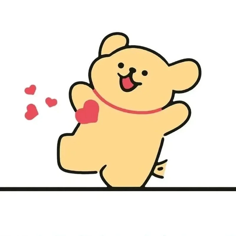 Sticker meme thả tim cute dùng cho Messenger và Facebook