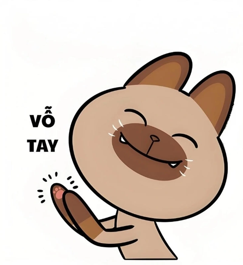 Tạo điểm nhấn cuộc trò chuyện bằng meme vỗ tay hài hước